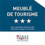 Meublé de tourisme 3 étoiles